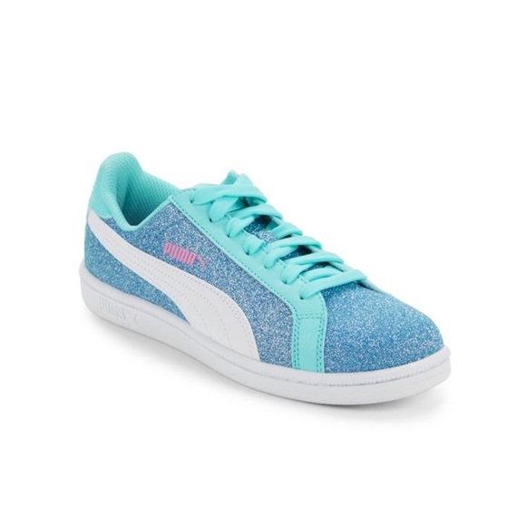 Sz 6.5 Left! Puma Girl’s Smash Glitz Glamm Sneaker - Picture 6 of 7